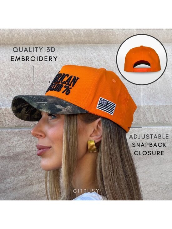 Unisex Blaze Orange Cute Caps Cowgirls Cowboys Snapback Western Trucker Hat